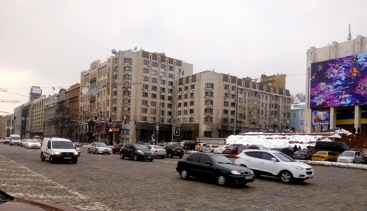 Apartment Triokhsviatytelskaya Street 3 Киев Экстерьер фото